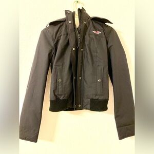 All-Weather Black Bomber Jacket
